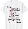 For God so Loved the World Valentine Christian Religious T-Shirt