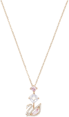 SWAROVSKI Women'S Dazzling Swan Jewelry Collection, Blue Crystals, Pink Crystals, Clear Crystals