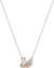 Women'S Iconic Swan Crystal Jewelry Collection, Rhodium Finish