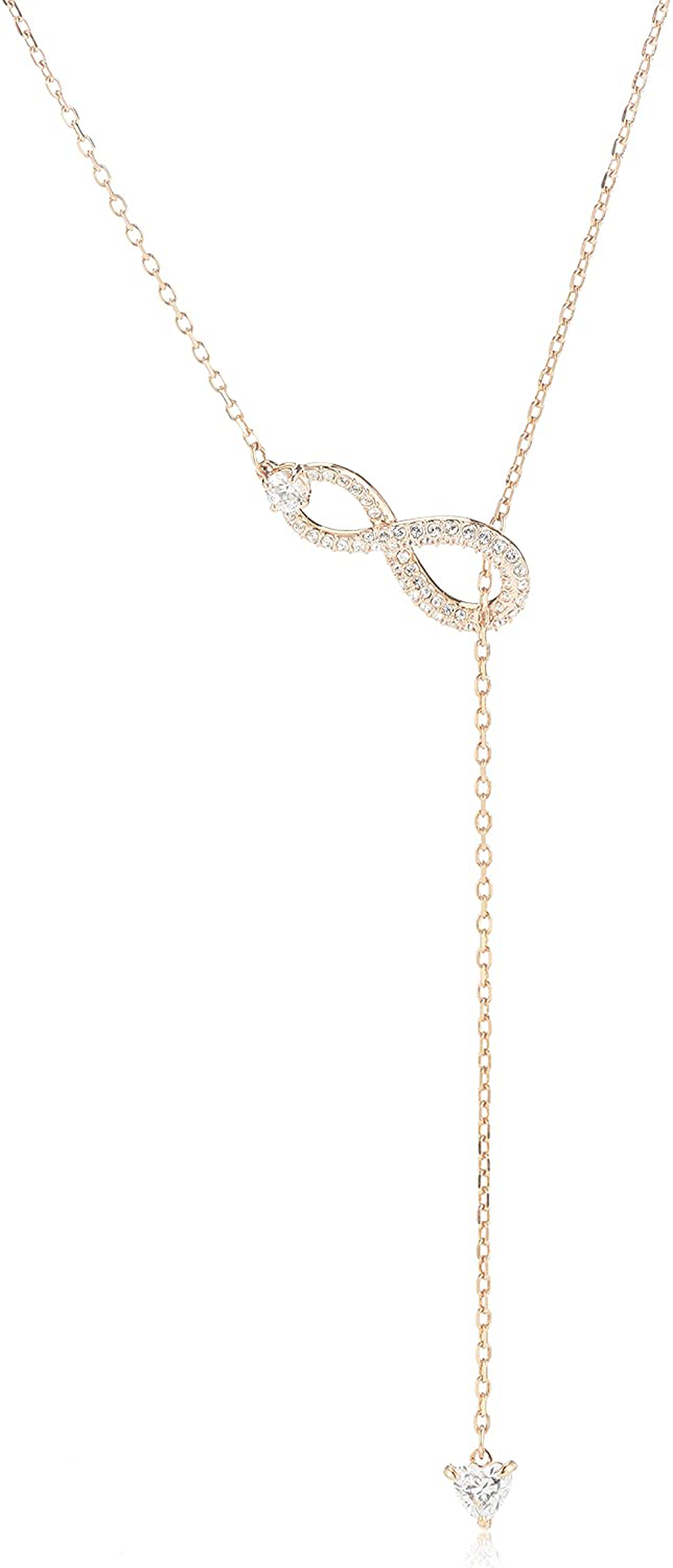Women'S Infinity Crystal Jewelry Collections, Rhodium & Rose Gold Tone Finish