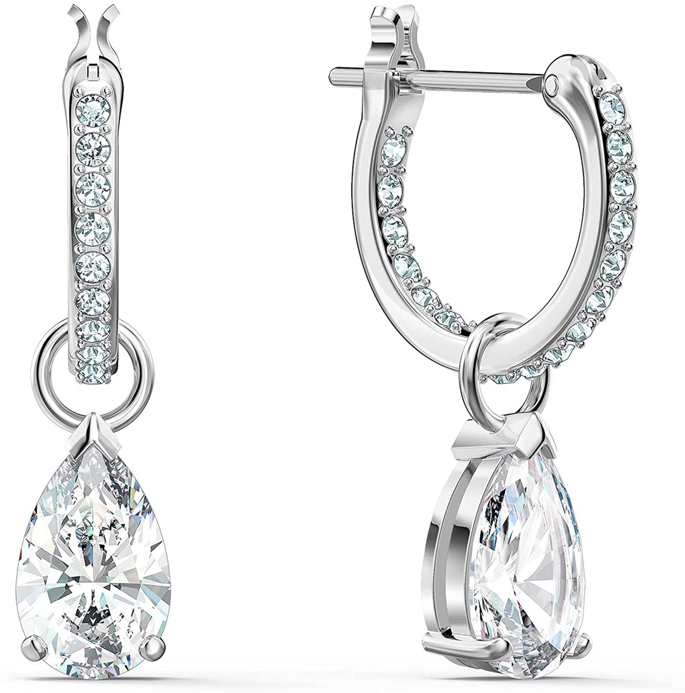 SWAROVSKI Women'S Attract Crystal Jewelry Collection, Rhodium Finish