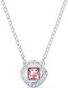 Swarovski Women'S Angelic Square Crystal Jewelry Collection, Pink Crystals, Blue Crystals