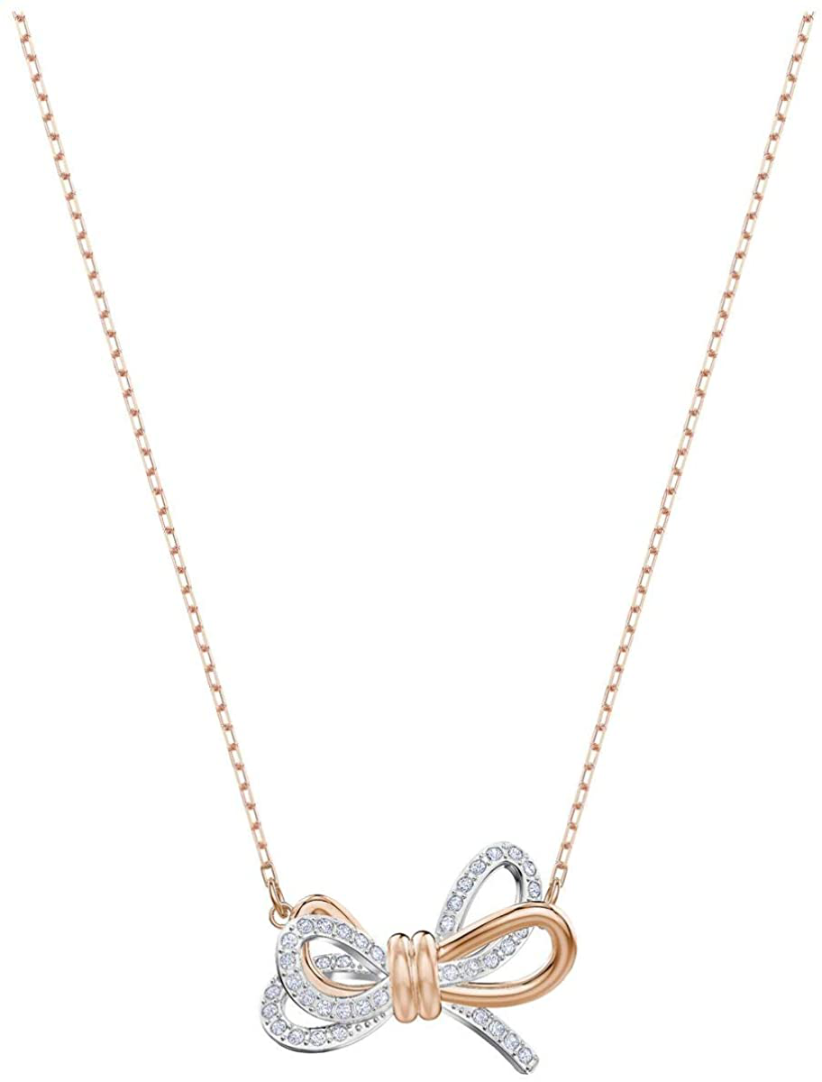 Lifelong Bow Pendant Necklace White One Size