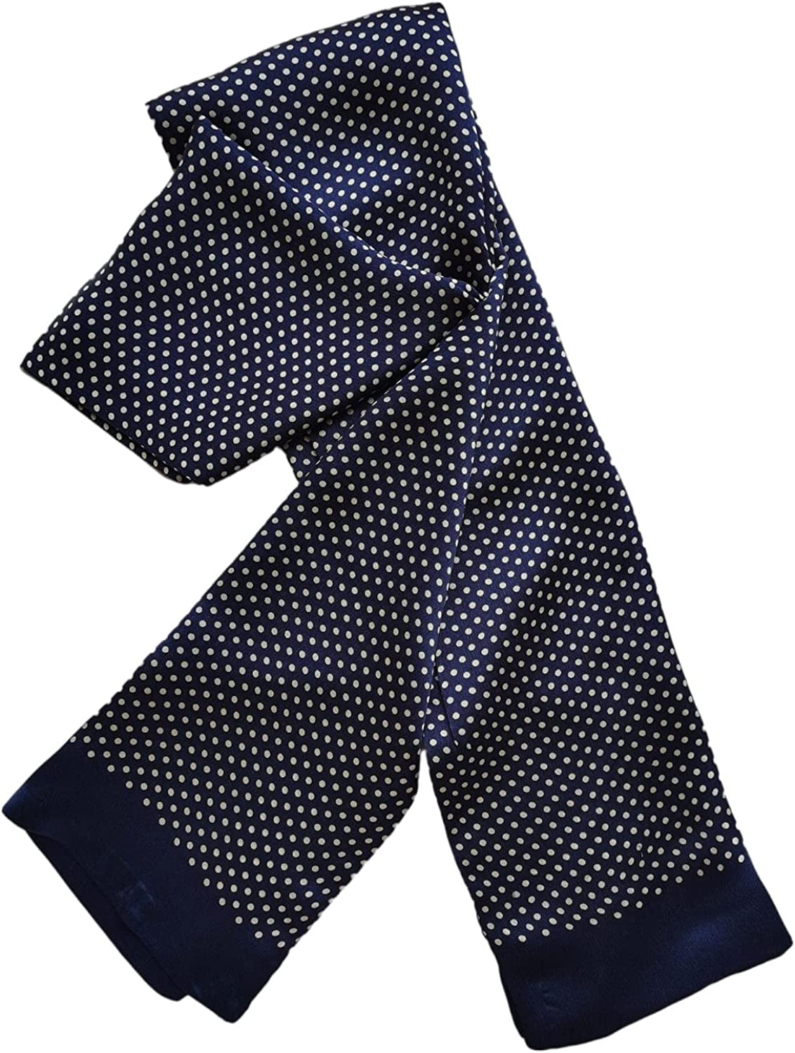 Men'S 100 Silk Scarf Double Layers Fashion Neckerchief Formal Casual