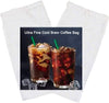 2 Pack Cold Brew Coffee Bag,120 Micro Food Grade Nylon Ultra Fine Mesh, 8.6X5 Inch Reusable Cold Brew Coffee Filter with Seamless Bottom, Coffee Maker