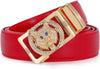 Men'S Ratchet Belt for Dress 2Pack Slid Leather Belt with Automatic Click Buckle