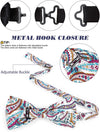 30 Pieces Elegant Pre Tied Bow Ties for Men Boys with Adjustable Floral Neck Band Bowties for Kids Pre Tied Set