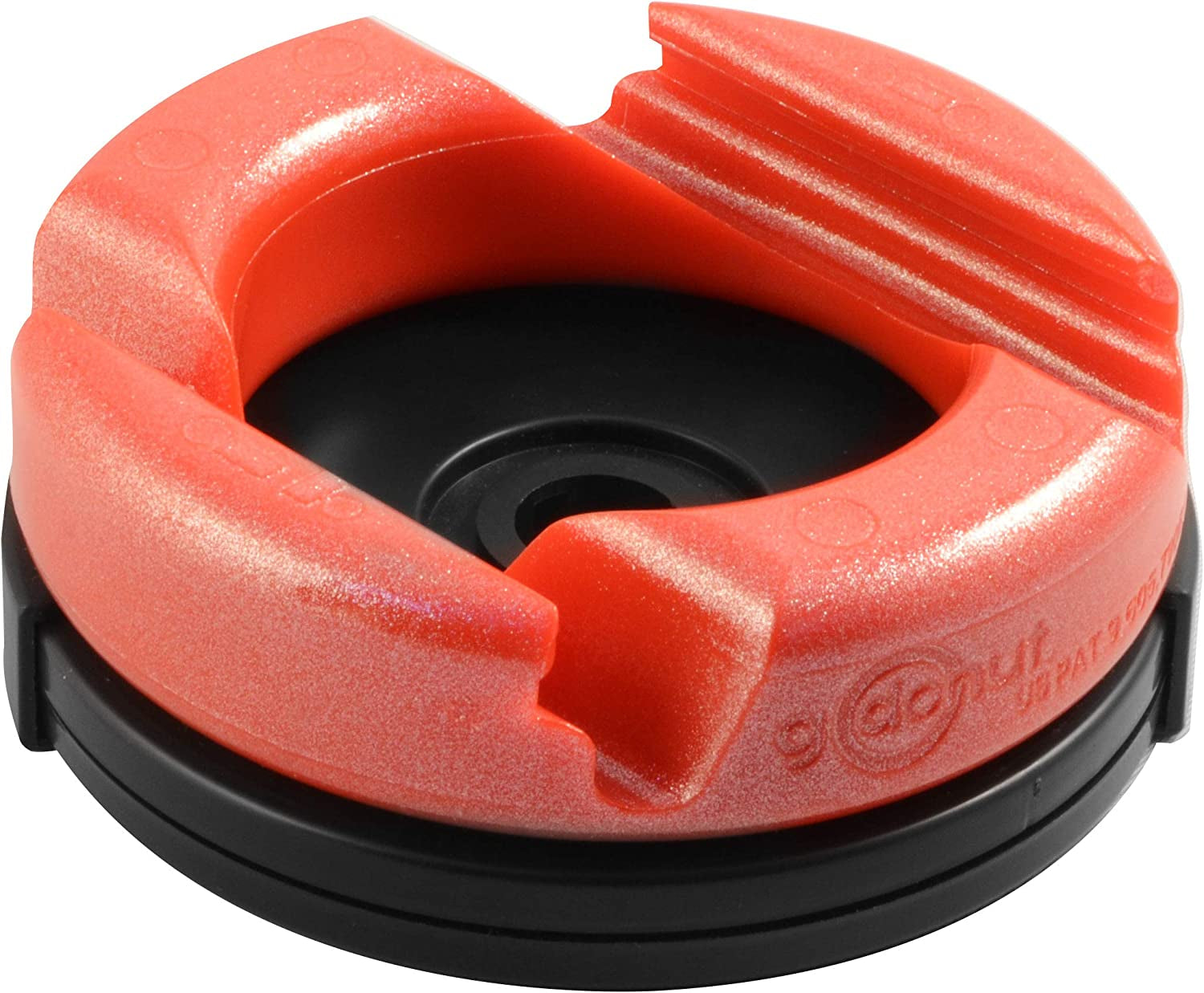 Glazed 360 Swivel Phone Stand - Portable Mount Accessory for Travel, Nightstand or Desk- Compatible with Tablet, Iphone & Most Smartphones – Orange