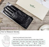 Men'S Leather Gloves, Black Driving/Working Touchscreen Lambskin Cashmere Winter Mittens