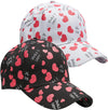 Valentine'S Day Baseball Cap, Unisex Heart Print Cotton Men Women Hat Adjustable for Valentines Day Gifts