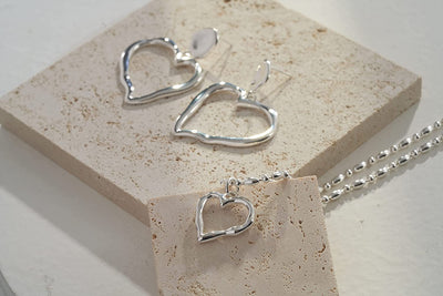 Heart Hoop Earrings 925 Sterling Silver Dangle Earrings Drop Earrings for Women Girl Earrings Christmas Day/Valentine Day/Birthday Arrings Gifts