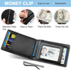 Gifts for Dad,Men'S Leather Wallet for Valentines Day Gifts with Money Clip, RFID Blocking,Bifold Credit Card Holder with 11 Slots,Clips 6-10 Bills,Gifts for Men Him Husband Boyfriend-Carbon Fiber