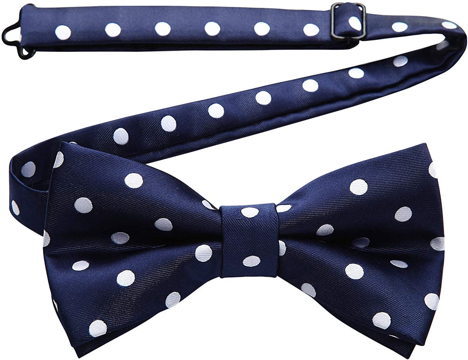 3/6 Pack Bow Ties for Men Paisley Plaid Dot Pre-Tie Bow Tie and Pocket Square Formal Bowties Handkerchief Set Adjustable