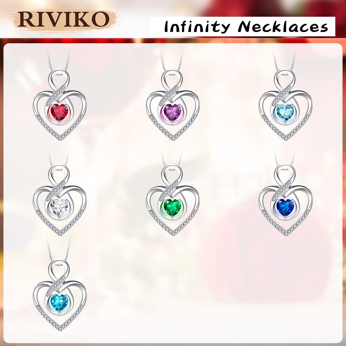 Infinity Heart Symbol Necklace for Women 925 Sterling Silver Dainty Forever Love Heart Pendant Valentine’S Day Mother’S Day Anniversary Birthday Jewelry Gifts for Women Mom Wife Girls Sister Her Friends
