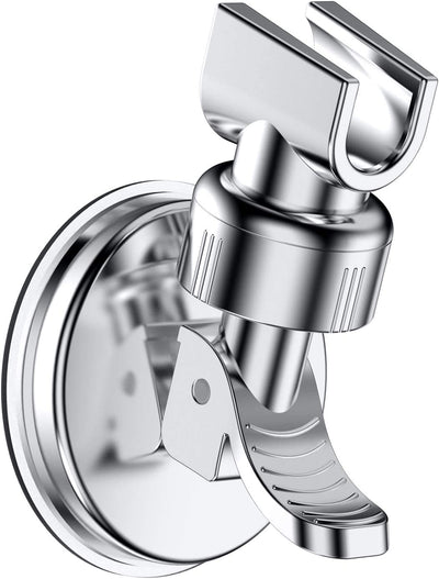 Shower Head Holder Suction Cup Handheld Showerhead Bracket Adjustable Height Shower Holder, Removable Handheld Wand Holder Wall Mounted Suction Bracket