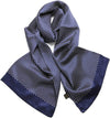 Men'S 100 Silk Scarf Double Layers Fashion Neckerchief Formal Casual
