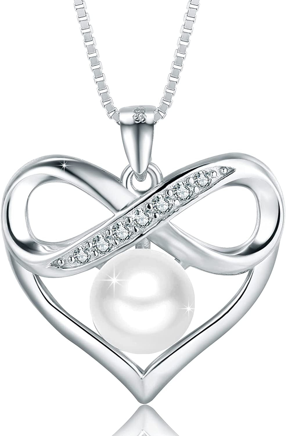 Real Freshwater Pearl Necklaces for Women, Christmas Gifts for Mom Wife Girlfriend, Anniversary Birthday Jewelry Gifts for Her