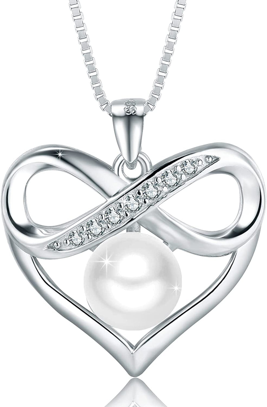 Real Freshwater Pearl Necklaces for Women, Christmas Gifts for Mom Wife Girlfriend, Anniversary Birthday Jewelry Gifts for Her