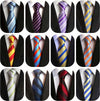 Classic Men'S Silk Tie Necktie Woven JACQUARD Neck Ties