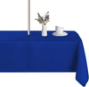 Outdoor and Indoor Tablecloth - Washable Waterproof Wrinkle Free Table Cloth with Zipper and Umbrella Hole for Spring/ Summer/ Party/ Picnic/ BBQS/ Patio (Round 60 Inch, Grey)