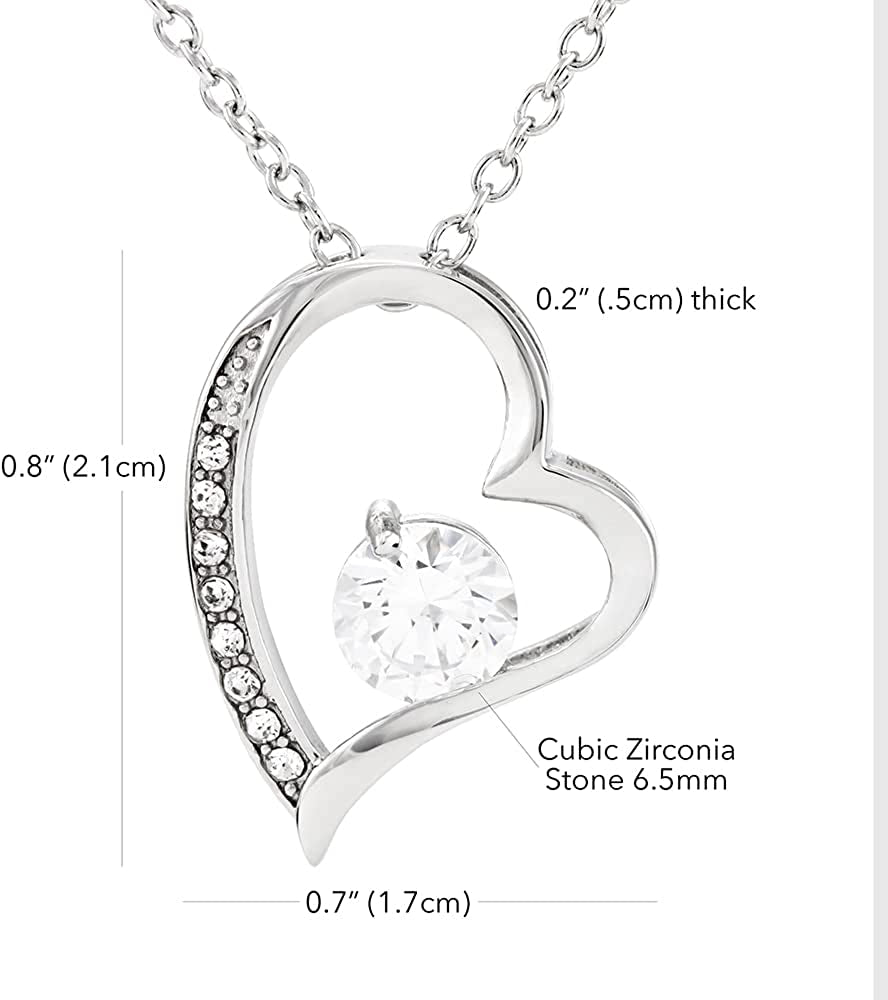 To My Soulmate Necklace I Love You Wife Love Knot Message Card and Box Gift Set for Girlfriend Women from Husband Boyfriend Couples | Pendant Jewelry Valentines Day Anniversary Birthday by