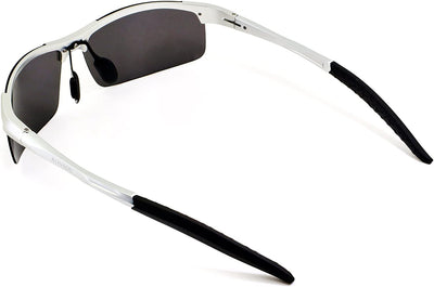 Men Sport Al-Mg Polarized Sunglasses Unbreakable for Driving Cycling Fishing Golf