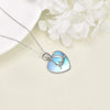 Grandma/Nana/Daughter/Mom Moonstone Necklace Jewelry Gifts for Women Girls Sterling Silver