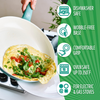 Greenlife Soft Grip Healthy Ceramic Nonstick, Cookware Pots and Pans Set, 16 Piece, Turquoise