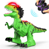 Blasland Remote Control Dinosaur Dragon Toys for Kids Boys Girls, Electronic RC Toys Walking Robot Dinosaur Toy with Lights & Sounds 360° Rotation Stunt, Dilophosaurus Toys Xmas Gifts for Boys Girls