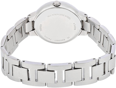 Fossil Women'S Virginia Stainless Steel Crystal-Accented Dress Quartz Watch