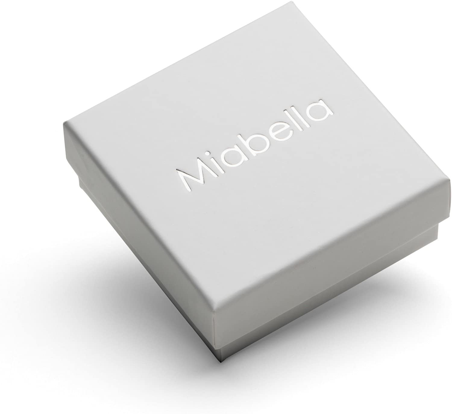 Miabella Solid 925 Sterling Silver Italian 3.5Mm Square Rolo Link round Box Chain Bracelet for Women Men, 7, 7.5, 8, 8.5, 9 Inch Made in Italy