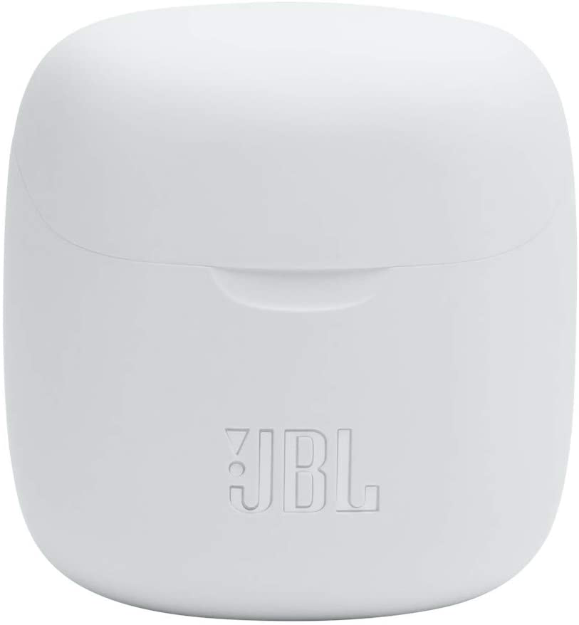 JBL Tune 225TWS True Wireless Earbud Headphones - JBL Pure Bass Sound, Bluetooth, 25H Battery, Dual Connect, Native Voice Assistant (White)