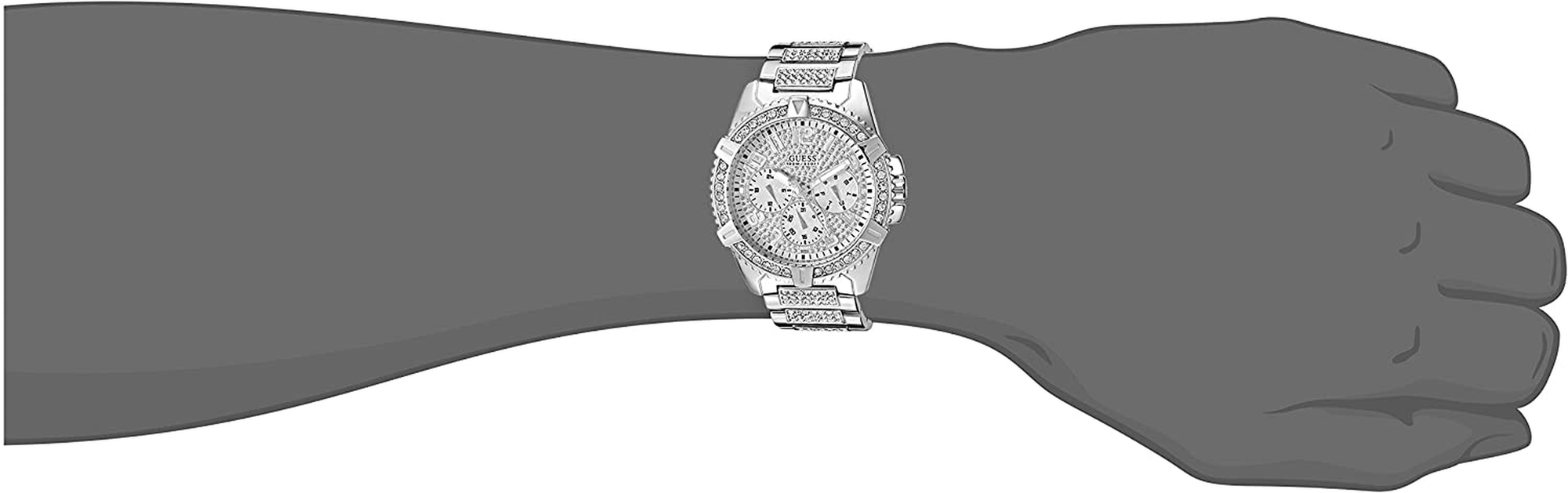 Guess 48MM Crystal Embellished Watch
