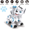 Fisca Remote Control Robotic Dog RC Interactive Intelligent Walking Dancing Programmable Robot Puppy Toy Electronic Pets with Light and Sound for Kids Boys Girls Age 6, 7, 8, 9, 10 and up Years Old