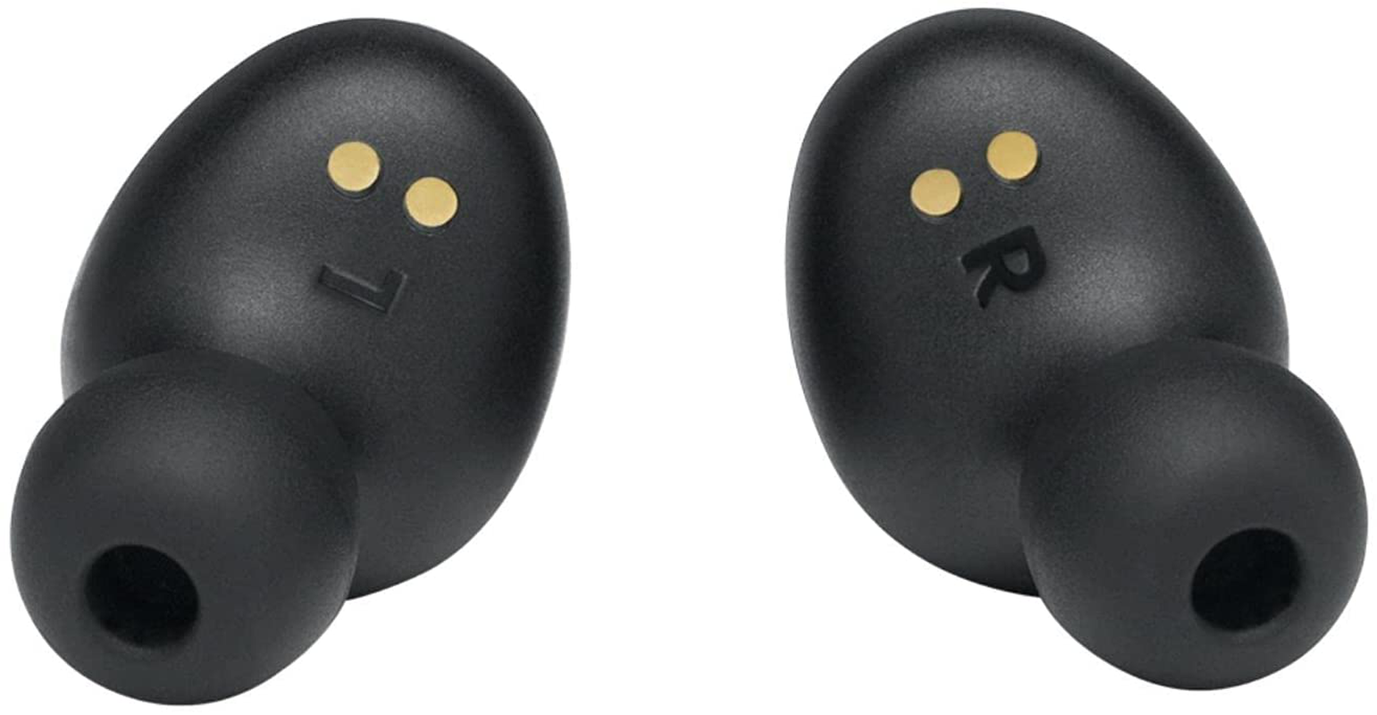 JBL Tune 115TWS True Wireless In-Ear Headphones - JBL Pure Bass Sound, 21H Battery, Bluetooth, Dual Connect, Wireless Calls, Music, Native Voice Assistant (Black)