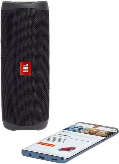 JBL FLIP 5, Waterproof Portable Bluetooth Speaker, Black (New Model)