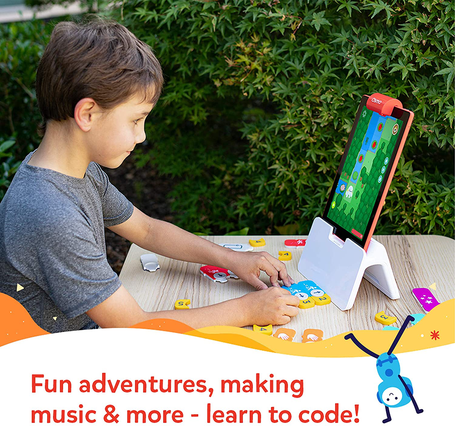 Osmo - Coding Family Bundle for Ipad & Fire Tablet - 3 Educational Learning Games - Ages 5-10+ - Coding Jam, Coding Awbie, Coding Duo - STEM Toy (Osmo Base Required) (Amazon Exclusive)