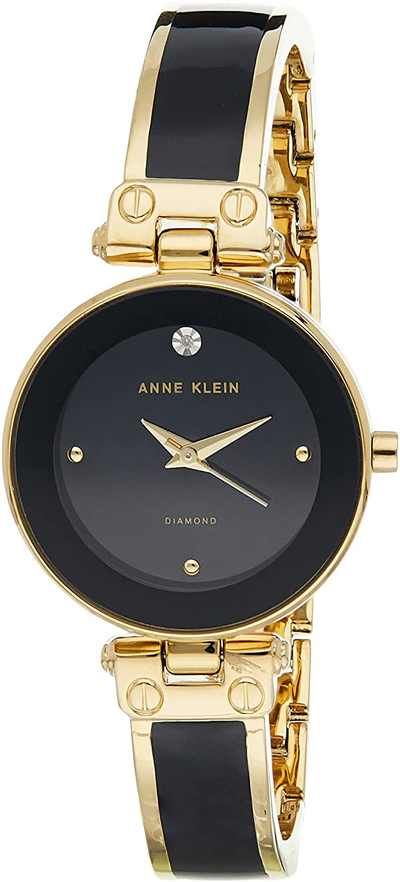 Anne Klein Women'S Genuine Diamond Dial Bangle Watch