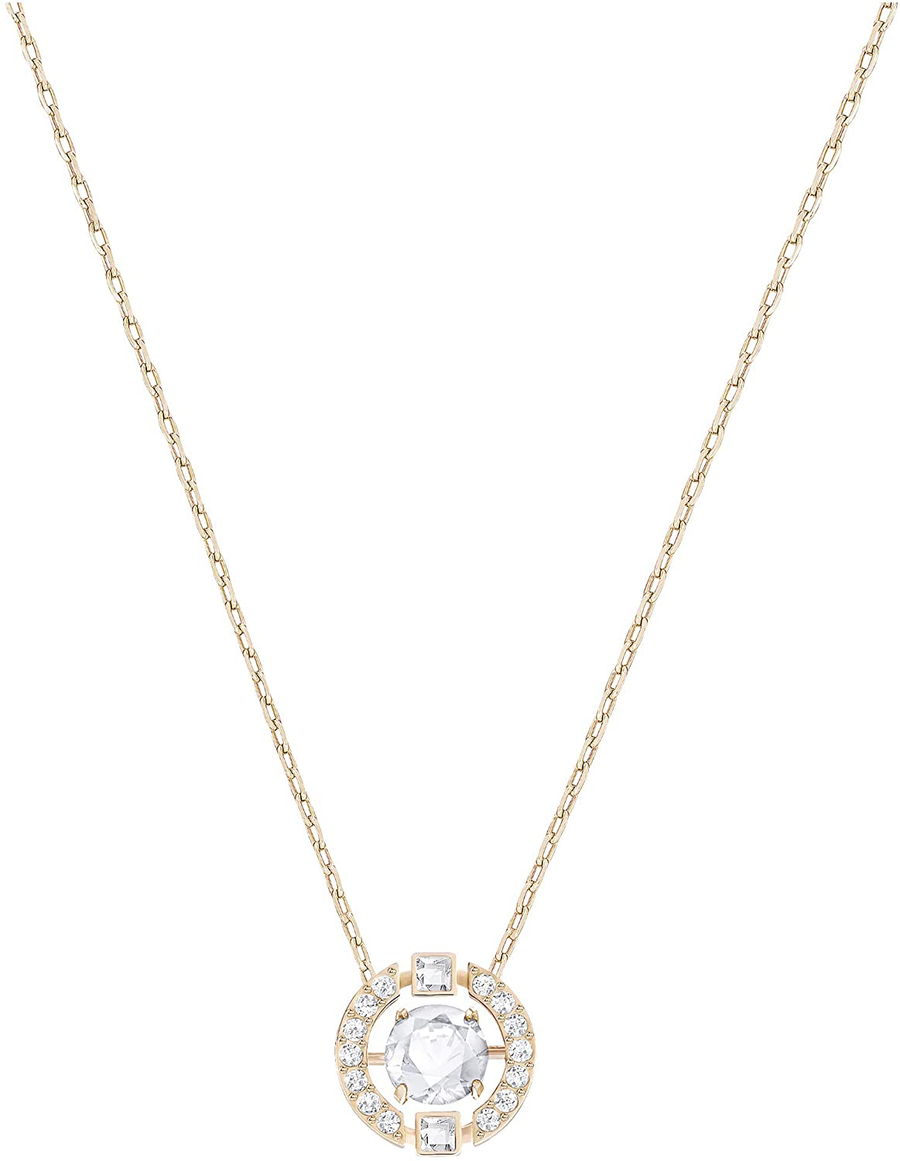 SWAROVSKI Women'S Sparking Dance Crystal Jewelry Collection, Rose Gold Tone Finish
