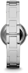 Fossil Women'S Virginia Stainless Steel Crystal-Accented Dress Quartz Watch