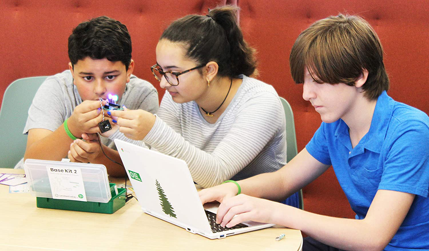 Base Kit Computer Coding for Kids 8-12. Learn Code and Electronics. Great Gift for Boys and Girls to Learn STEM Skills!