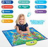 BEST LEARNING I-Poster My USA Interactive Map - Educational Talking Toy for Kids of Ages 5 to 12 Years