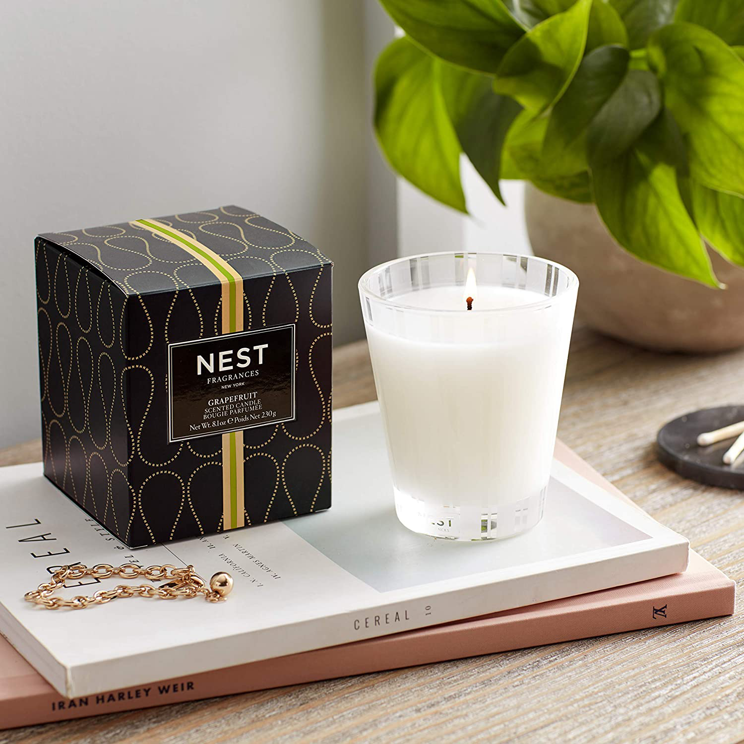 NEST Fragrances Classic Grapefruit, Classic Candle, 8.1 Oz-Nest01-Gf, Classic