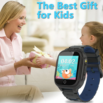Kids Smart Watch Boys Girls with 14 Games Dual Camera 1.44" Touch Screen Music Player Video Recorder 12/24 Hr Pedometer Alarm Clock Calculator Flashlight Stopwatch Electronic Learning Education Toys