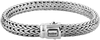 Kuzzoi Men Bracelet Wheat Chain Braided Cool with Clasp Made of 925 Sterling Silver, Length 7,48 Inch - 9,05 Inch, Width 0,35 Inch, 1.87 Oz