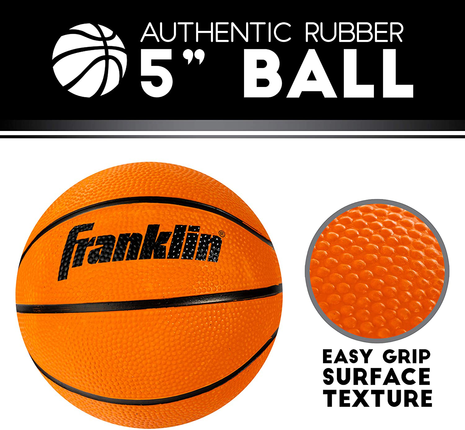 Franklin Sports over the Door Basketball Hoop - Slam Dunk Approved - Shatter Resistant - Accessories Included