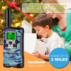 Aikmi Walkie Talkies for Kids 22 Channel 2 Way Radio 3 Miles Long Range Handheld Walkie Talkies Durable Toy Best Birthday Gifts for 6 Year Old Boys and Girls Fit Adventure Game Camping (Blue Camo 1)