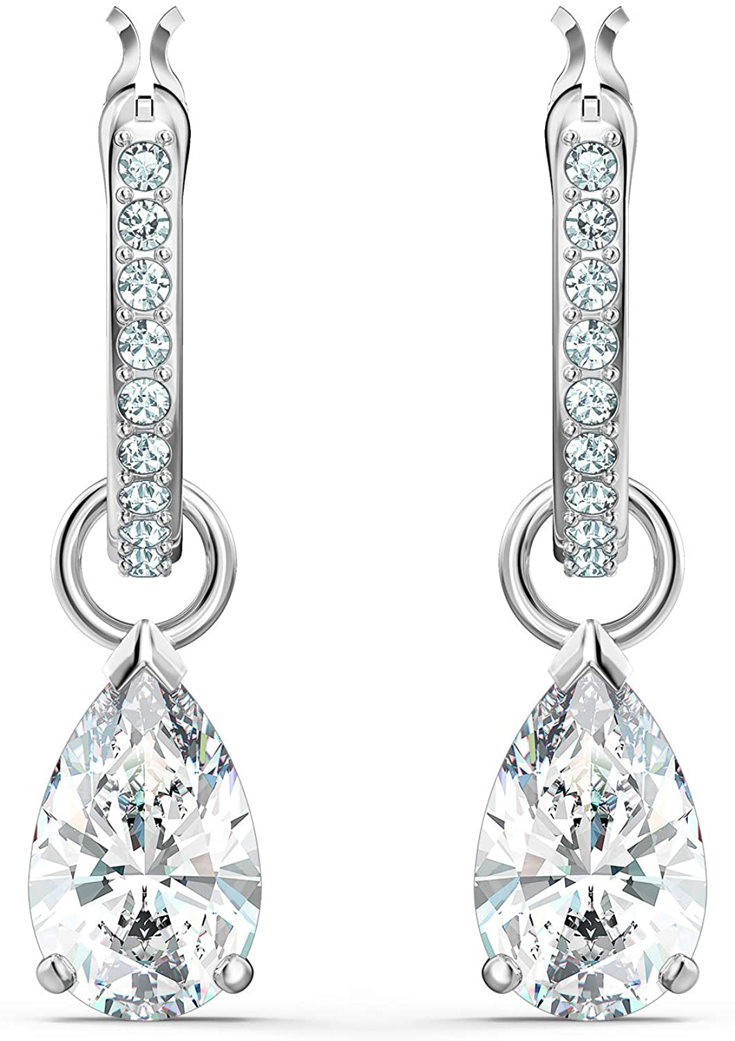 SWAROVSKI Women'S Attract Crystal Jewelry Collection, Rhodium Finish