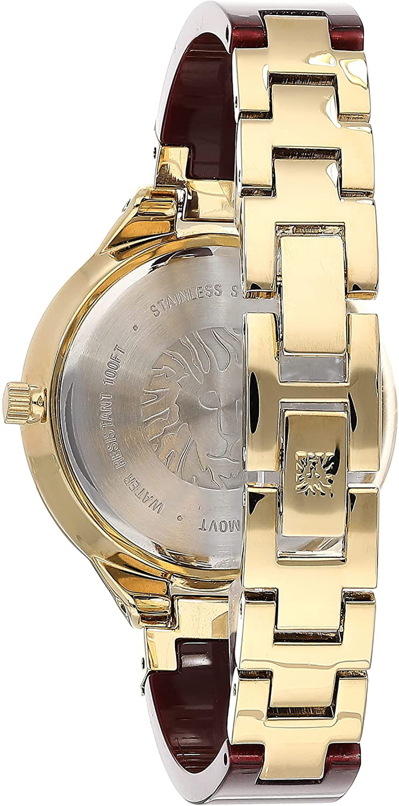 Anne Klein Women'S Premium Crystal Accented Resin Bangle Watch