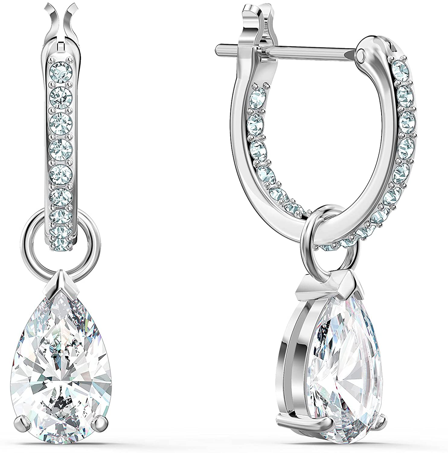 SWAROVSKI Women'S Attract Crystal Jewelry Collection, Rhodium Finish